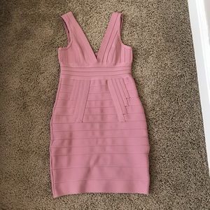 NWT Mauve perfect fit BARBIE bandage dress